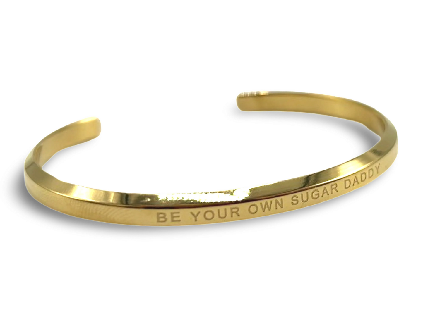 18k Gold Plated 'Affirmation' Bangles
