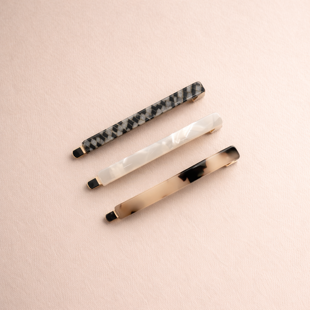 Elegance Collection Set of 3 Hair Clips