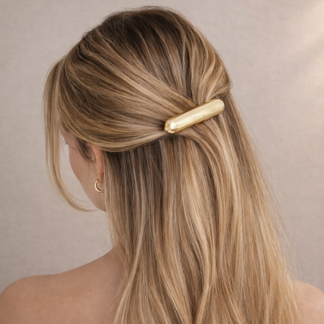 Gold Bar Hair Clip