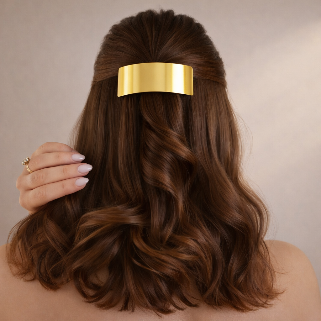 Gold Hair Barrette – Meivee