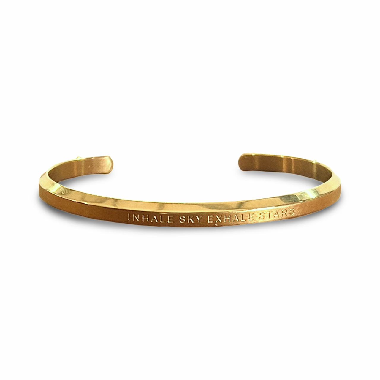 18k Gold Plated 'Affirmation' Bangles