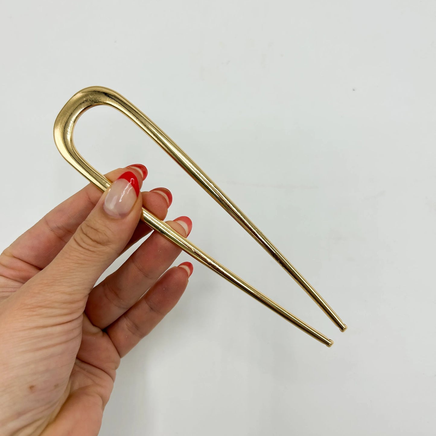 Large French Gold Hair Pin