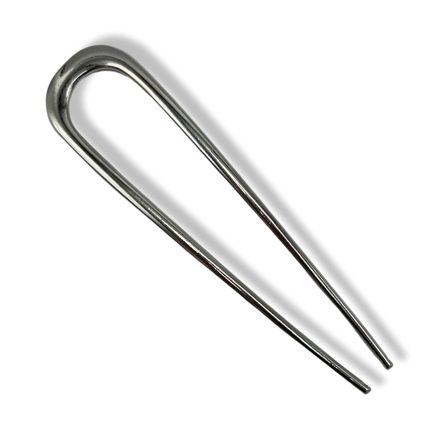 Large French Silver Hair Pin