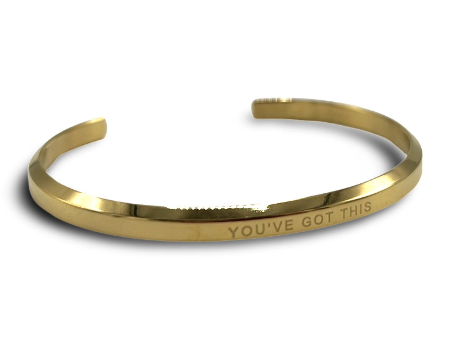 18k Gold Plated 'Affirmation' Bangles