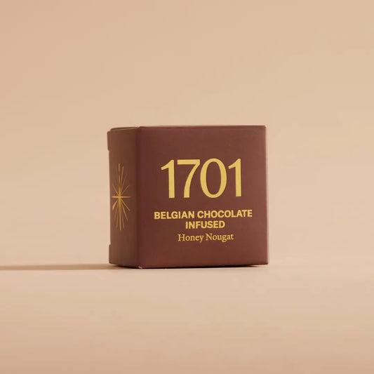 1701 Belgian Milk Chocolate Infused Honey Nougat Bar (20g)