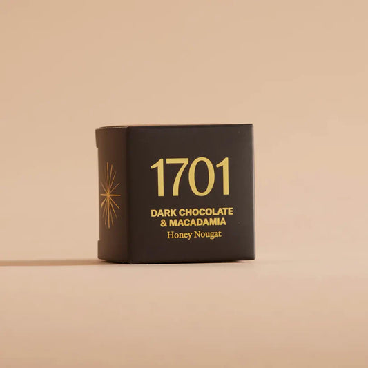 1701 Dark Chocolate & Macadamia Honey Nougat Bar (20g)