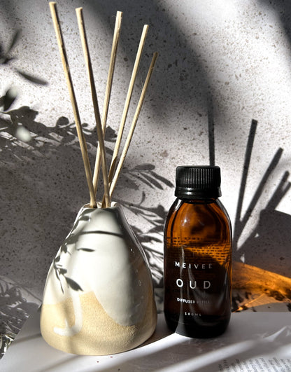 Artisan Ceramic Oud Reed Diffuser