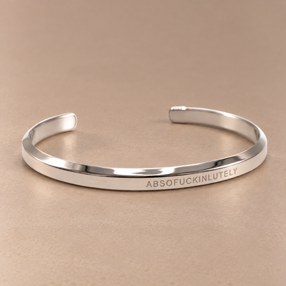 Gold & Silver Waterproof "Affirmation" Bangles