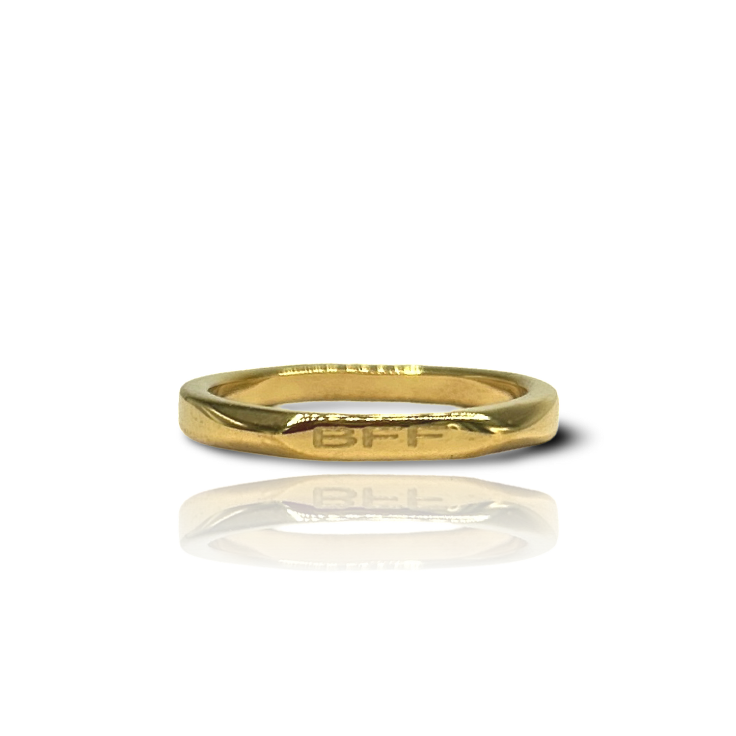 18k Gold Plated 'Affirmation' Rings