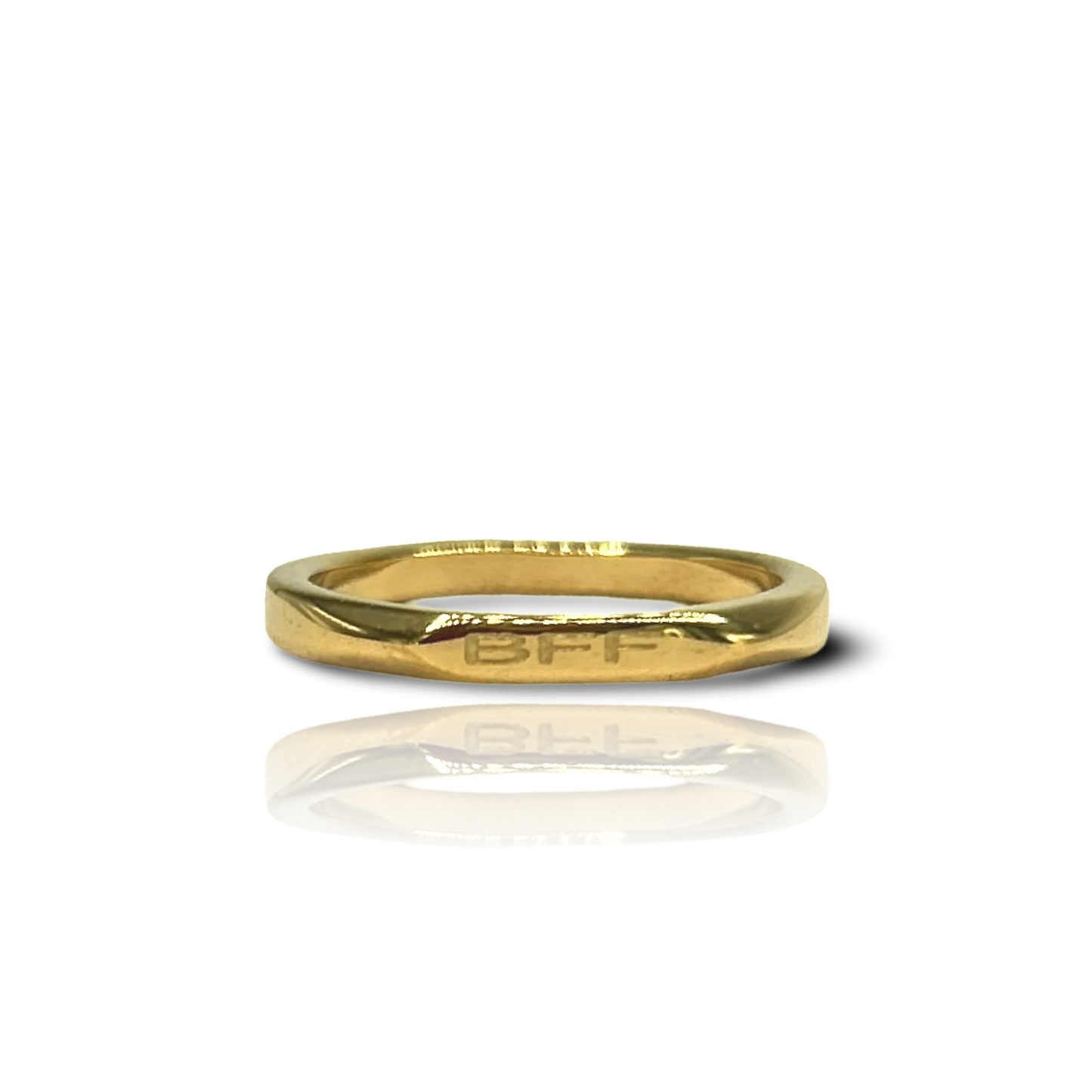 18k Gold Plated 'Affirmation' Rings