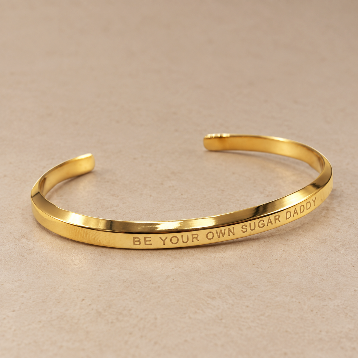 Gold & Silver Waterproof "Affirmation" Bangles