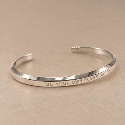 Gold & Silver Waterproof "Affirmation" Bangles