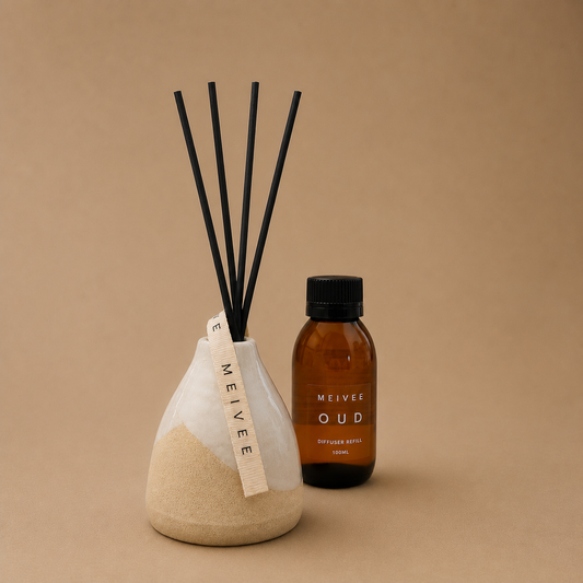 Artisan Ceramic Oud Reed Diffuser