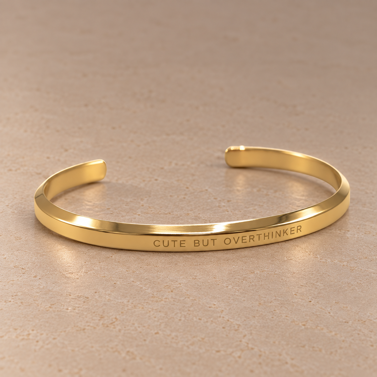 Gold & Silver Waterproof "Affirmation" Bangles