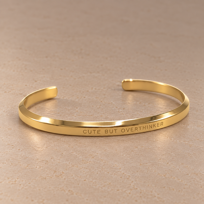 Gold & Silver Waterproof "Affirmation" Bangles