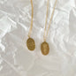 18k Gold Plated Birth Flower Necklace - Waterproof & Personalised