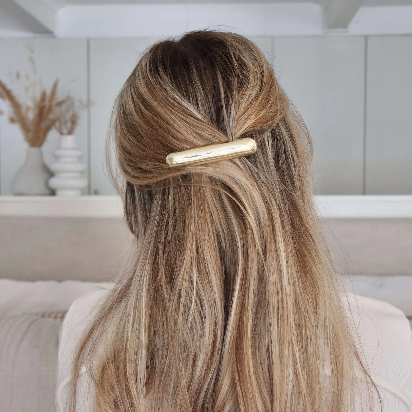 Gold Bar Hair Clip