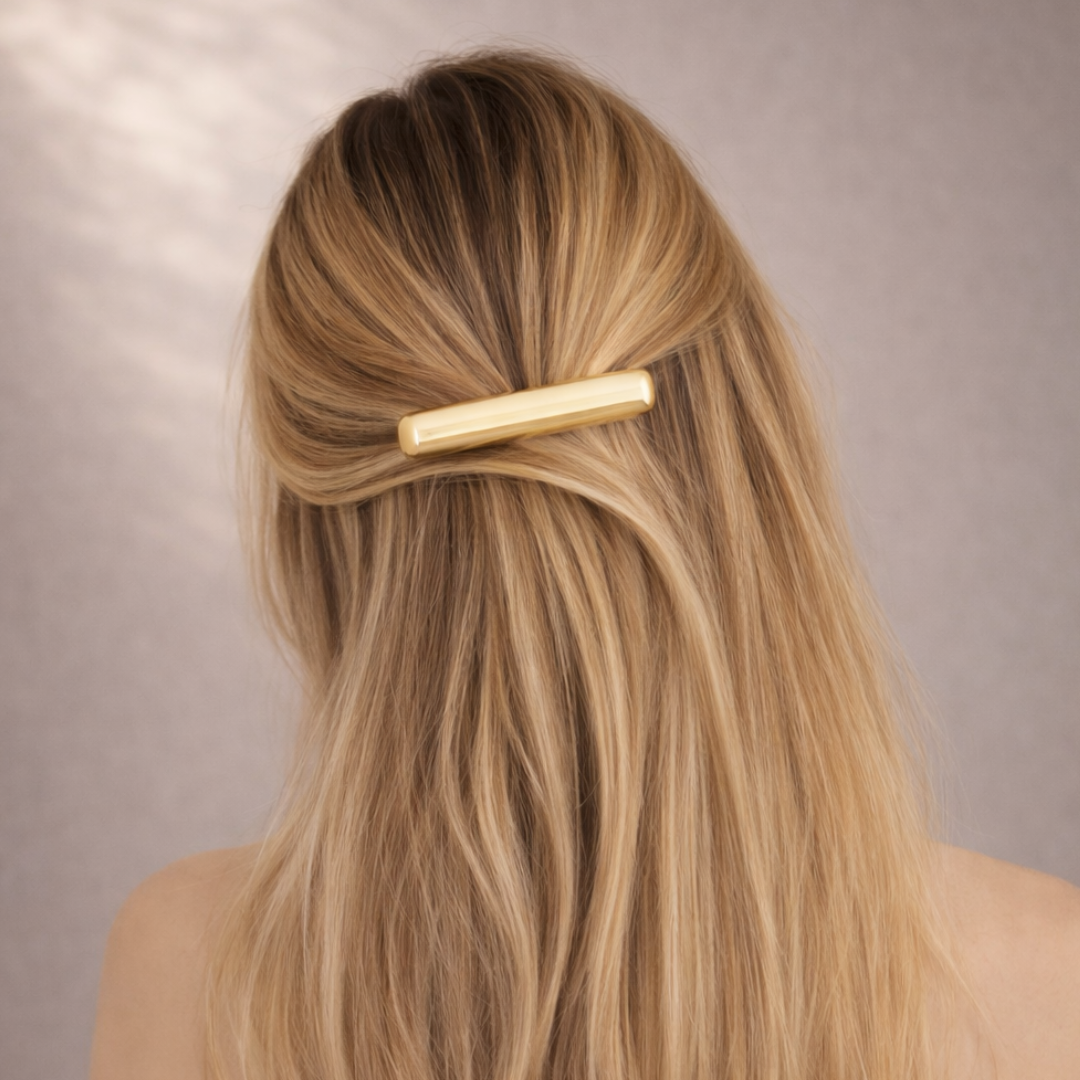 Gold Bar Hair Clip