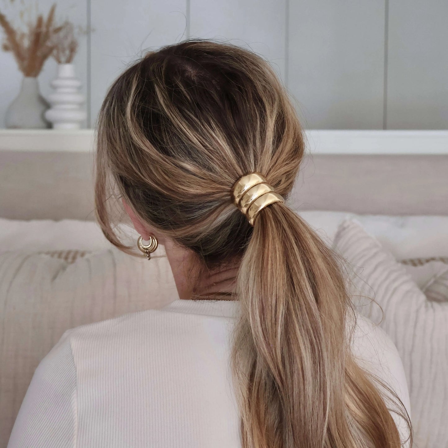 Gold Layered Hair Elastic