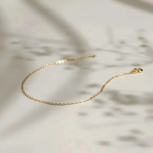 18k Gold Plated Delicate Chain Bracelet