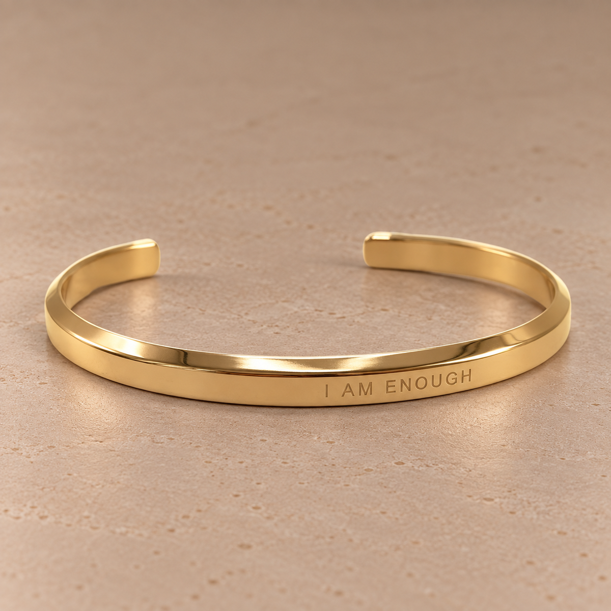 Gold & Silver Waterproof "Affirmation" Bangles