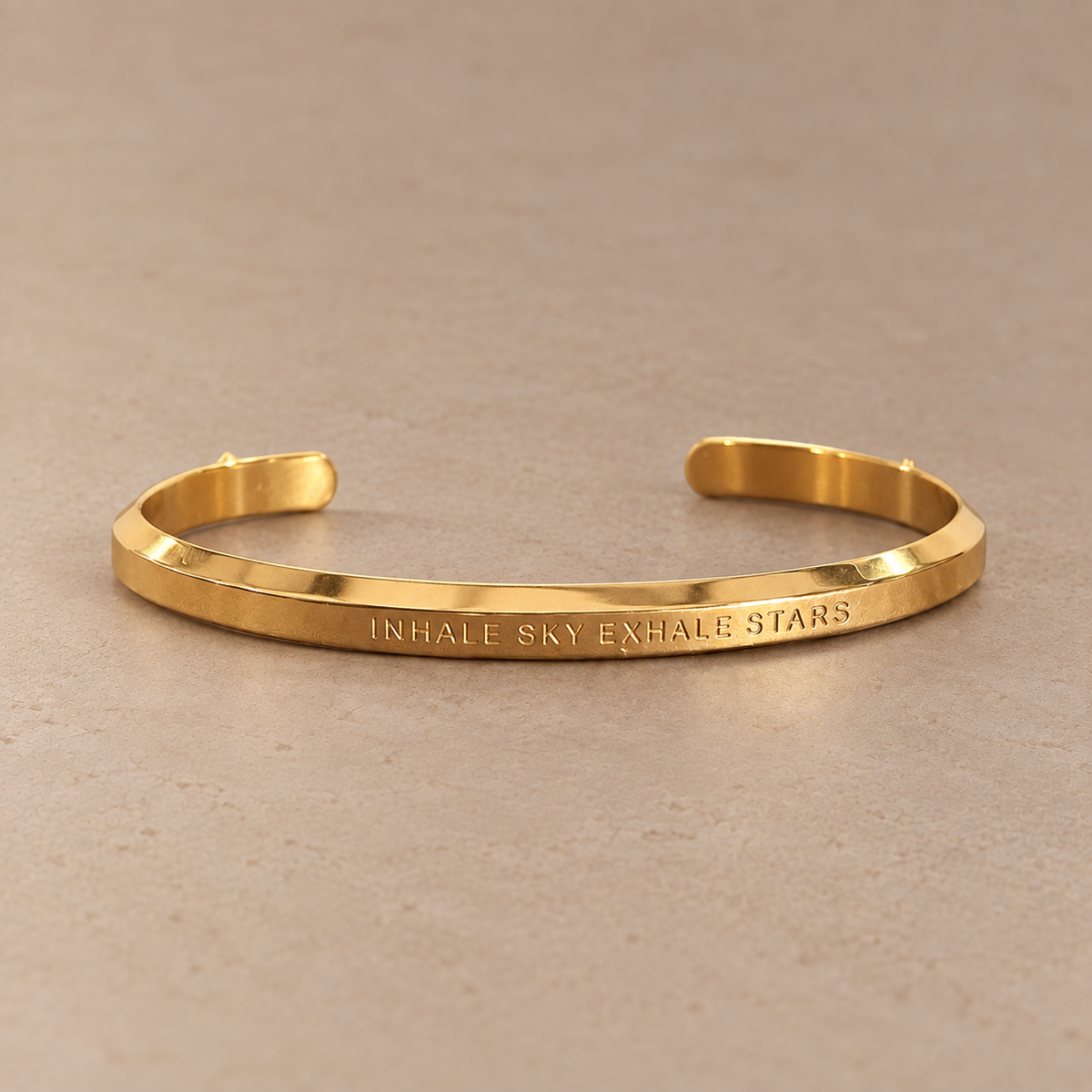 Gold & Silver Waterproof "Affirmation" Bangles