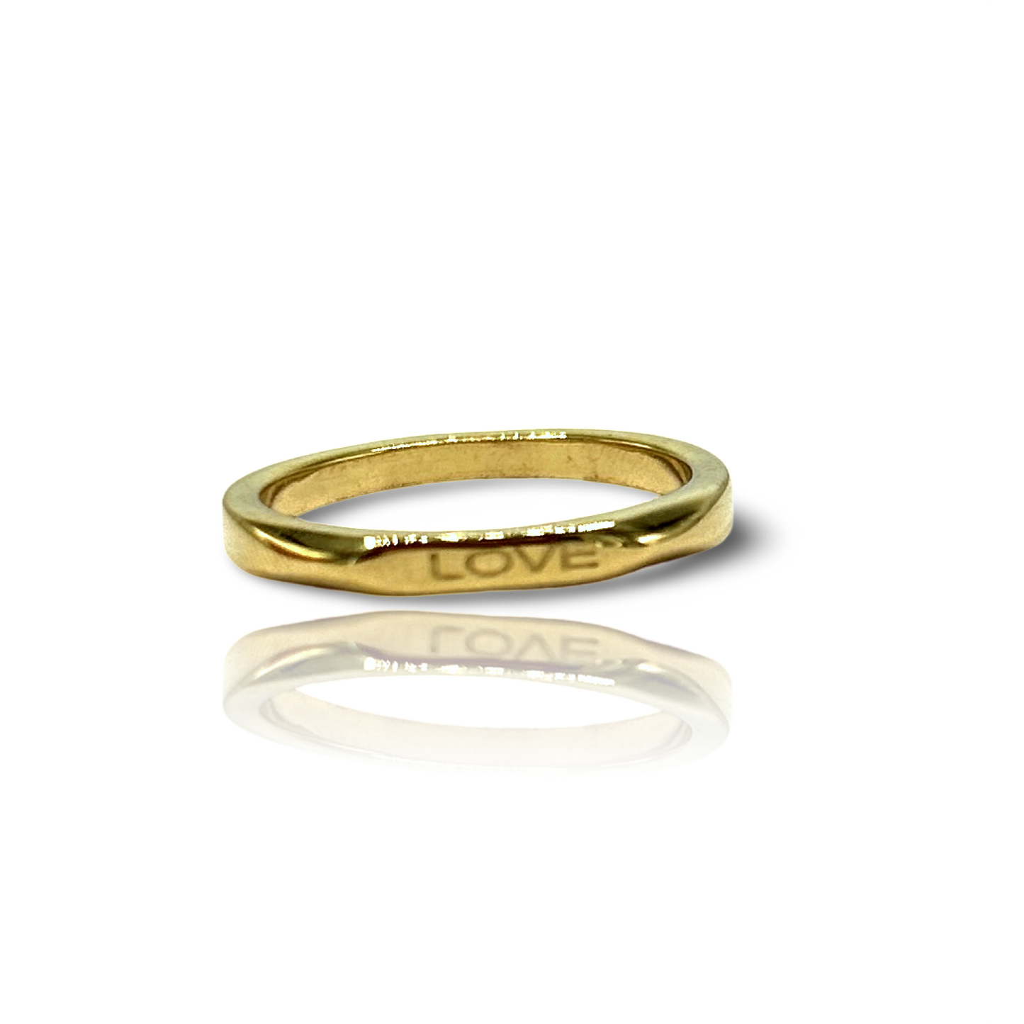 18k Gold Plated 'Affirmation' Rings