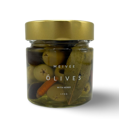 Artisanal Herb-Infused Marinated Olives