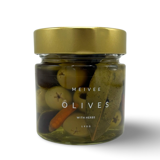 Artisanal Herb-Infused Marinated Olives