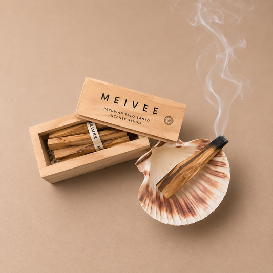 Peruvian Palo Santo Bundle with Shell Burner