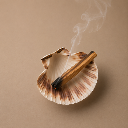 Peruvian Palo Santo Bundle with Shell Burner