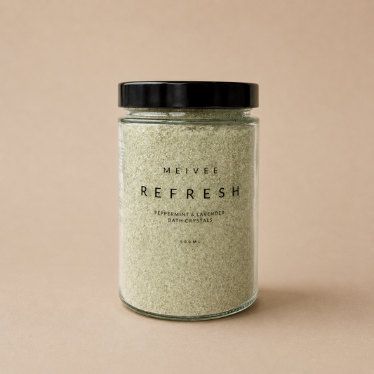Refresh - Peppermint, Lavender & Cardamom Bath Crystals