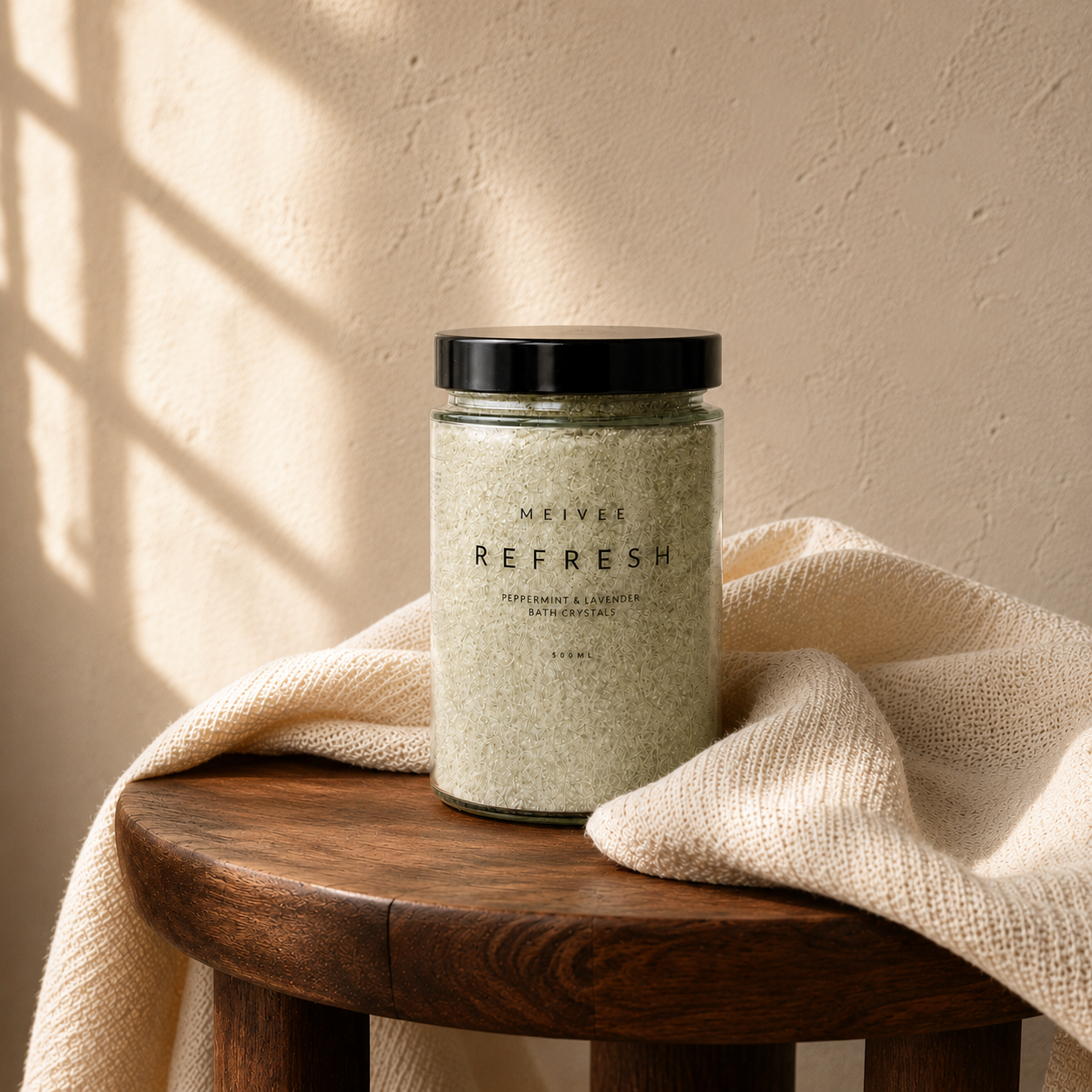 Refresh - Peppermint, Lavender & Cardamom Bath Crystals
