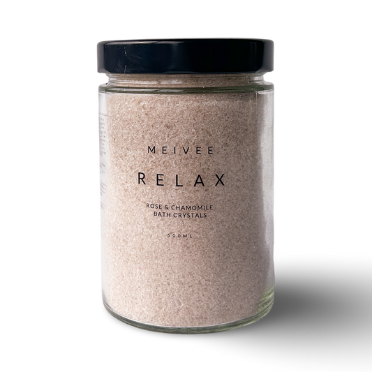 Relax - Rose & Chamomile Bath Crystals