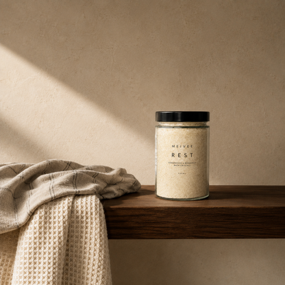 Rest- Cedarwood & Bergamot Bath Crystals