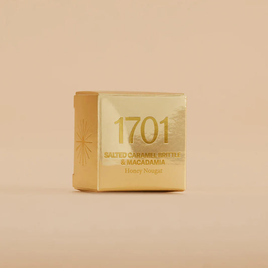 1701 Salted Caramel Brittle & Macadamia Honey Nougat Bar (20g)