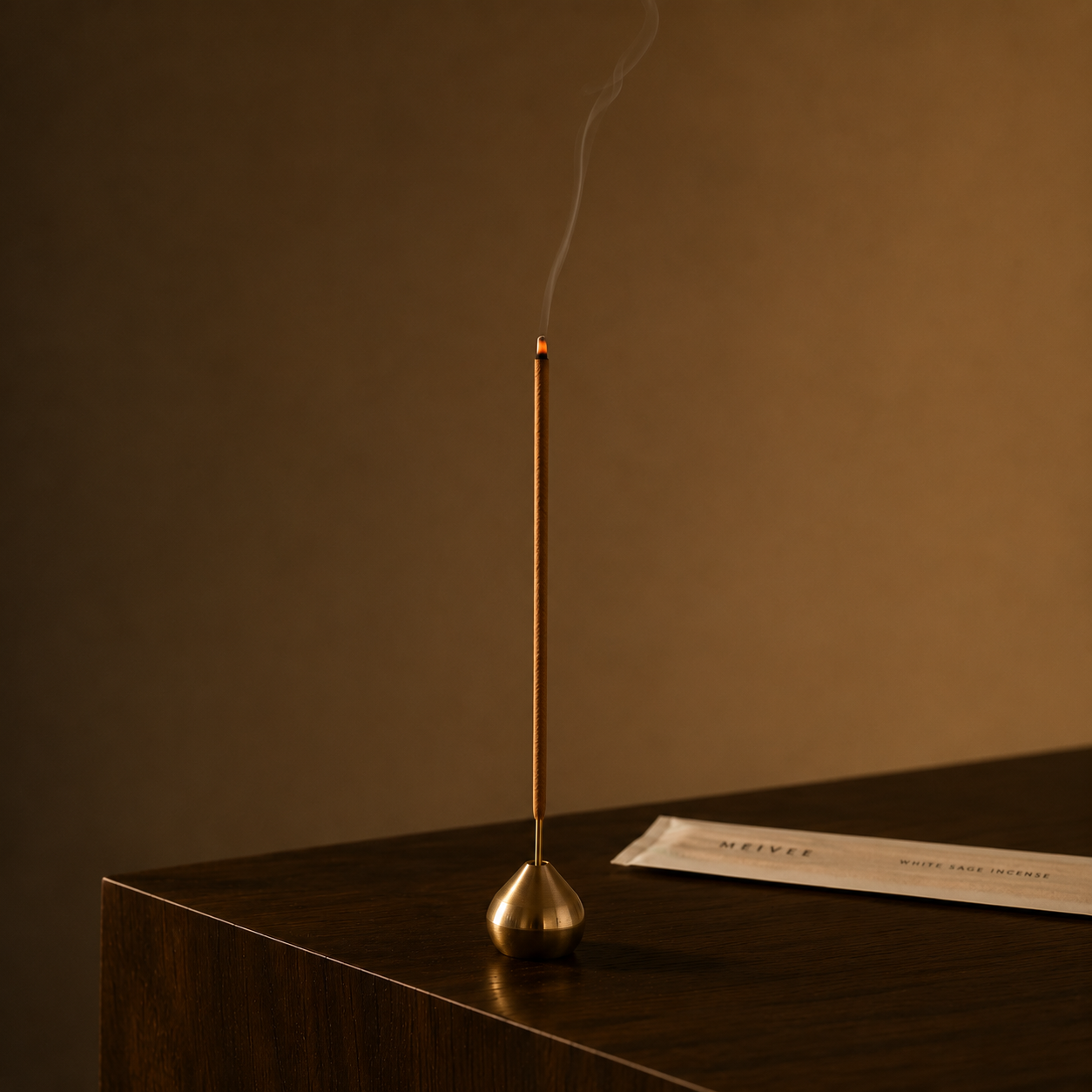 Brass Droplet Incense Holder