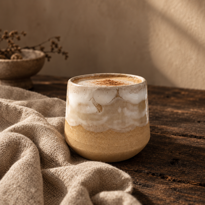 Artisan Ceramic Mug - White Sands