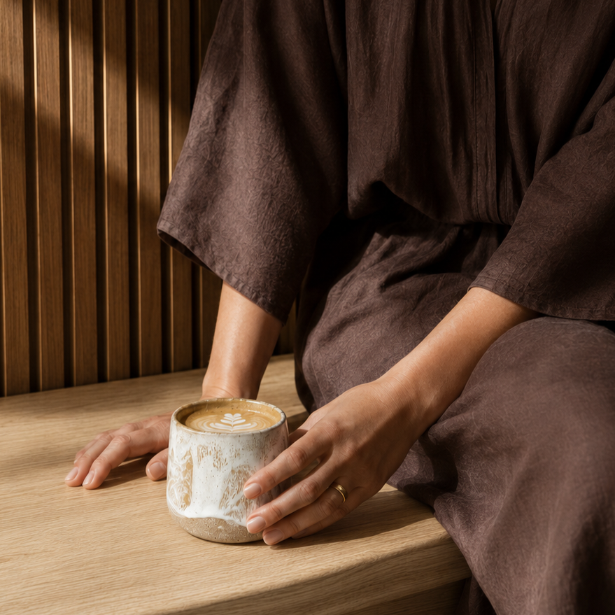Artisan Ceramic Mug - White Sands