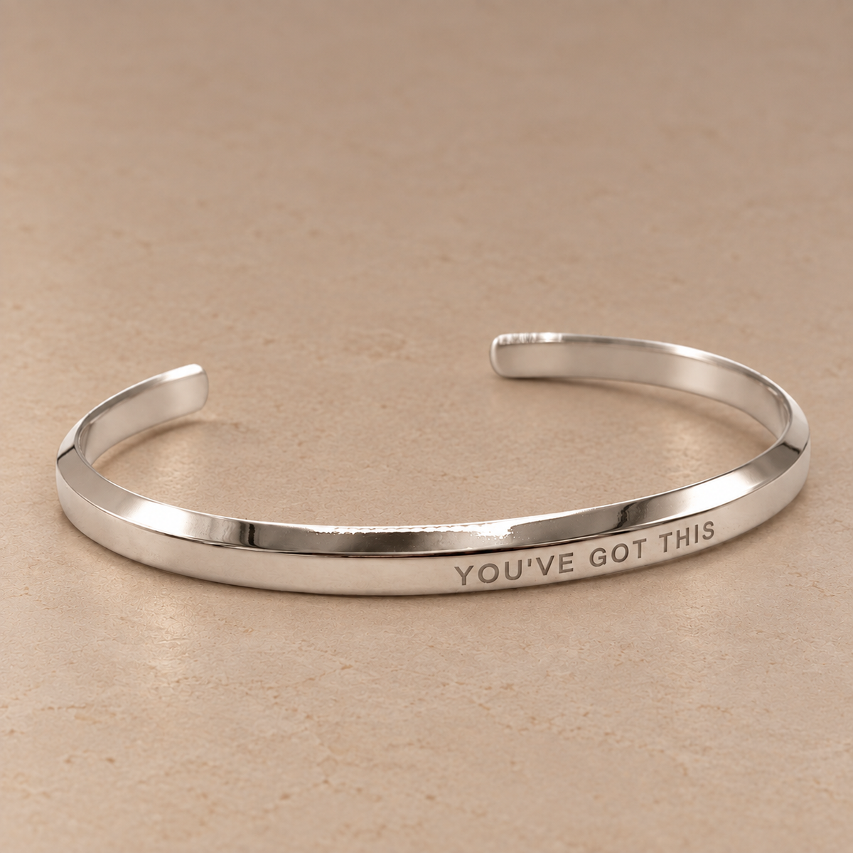 Gold & Silver Waterproof "Affirmation" Bangles