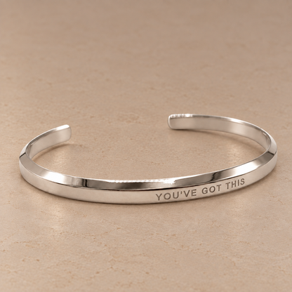 Gold & Silver Waterproof "Affirmation" Bangles
