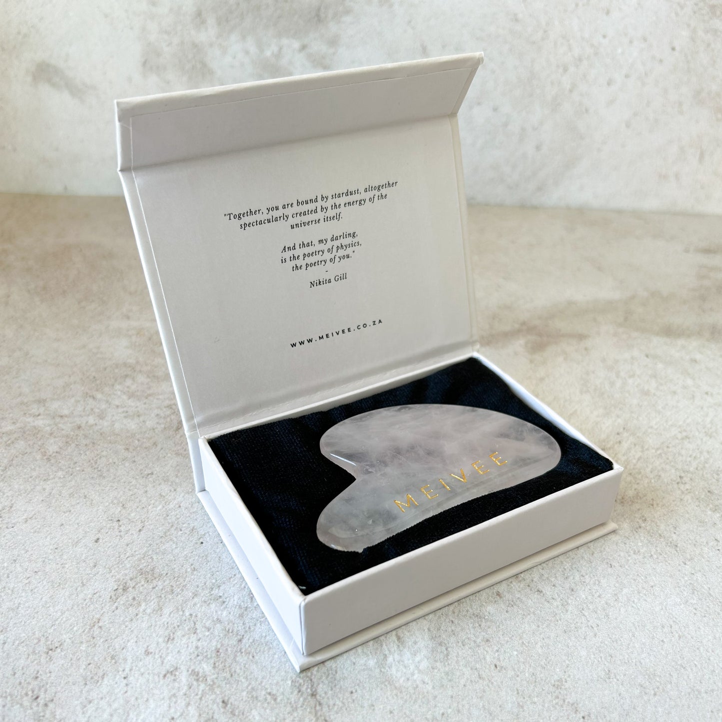 Meivee Rose Quartz Gua Sha