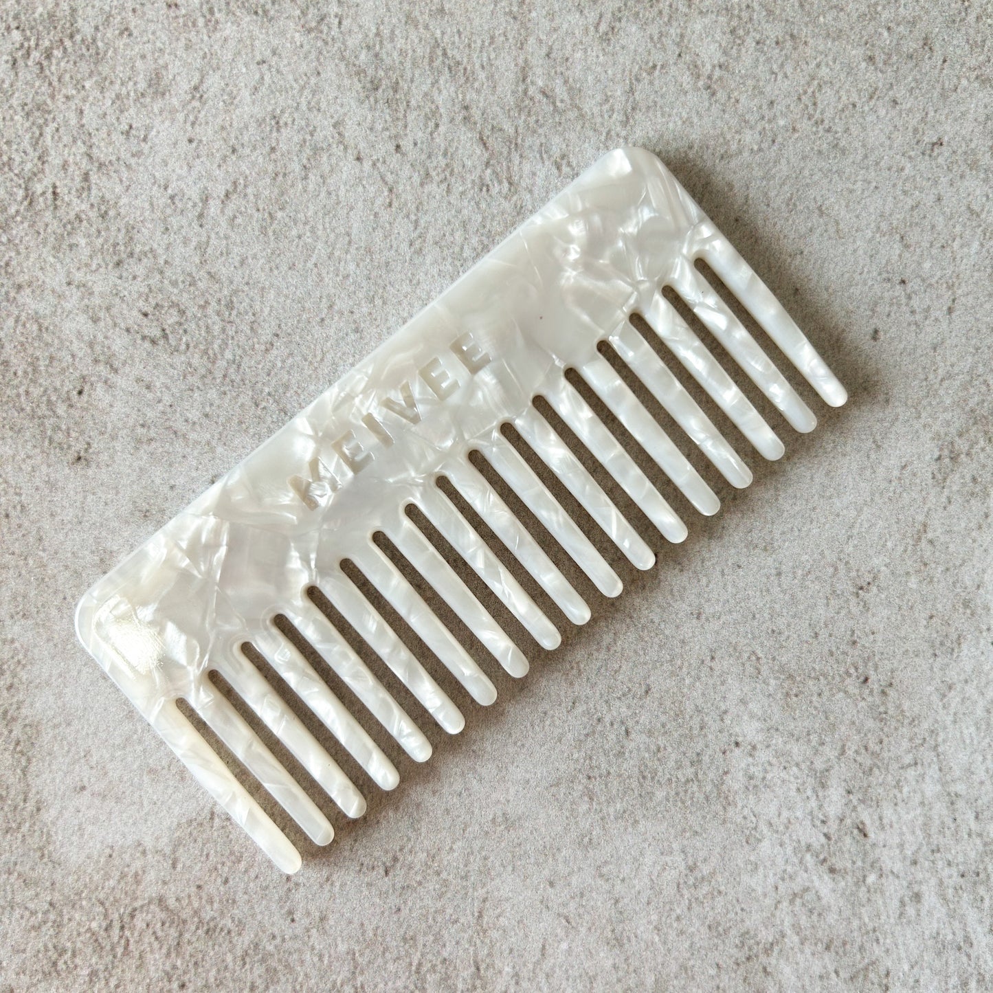 Wide Tooth Ivory Cloud Comb