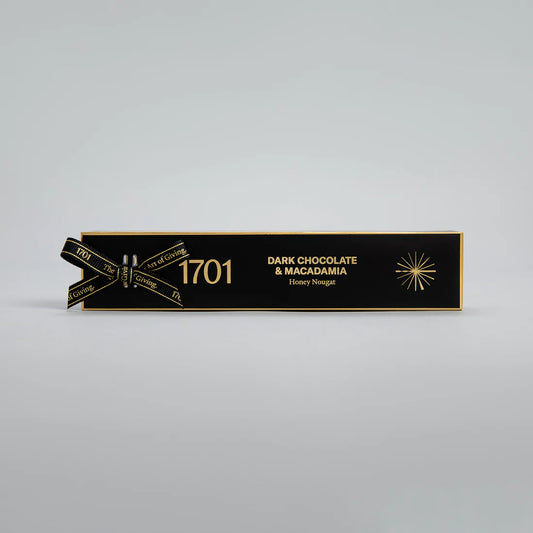 1701 Dark Chocolate & Macadamia Nougat Bar